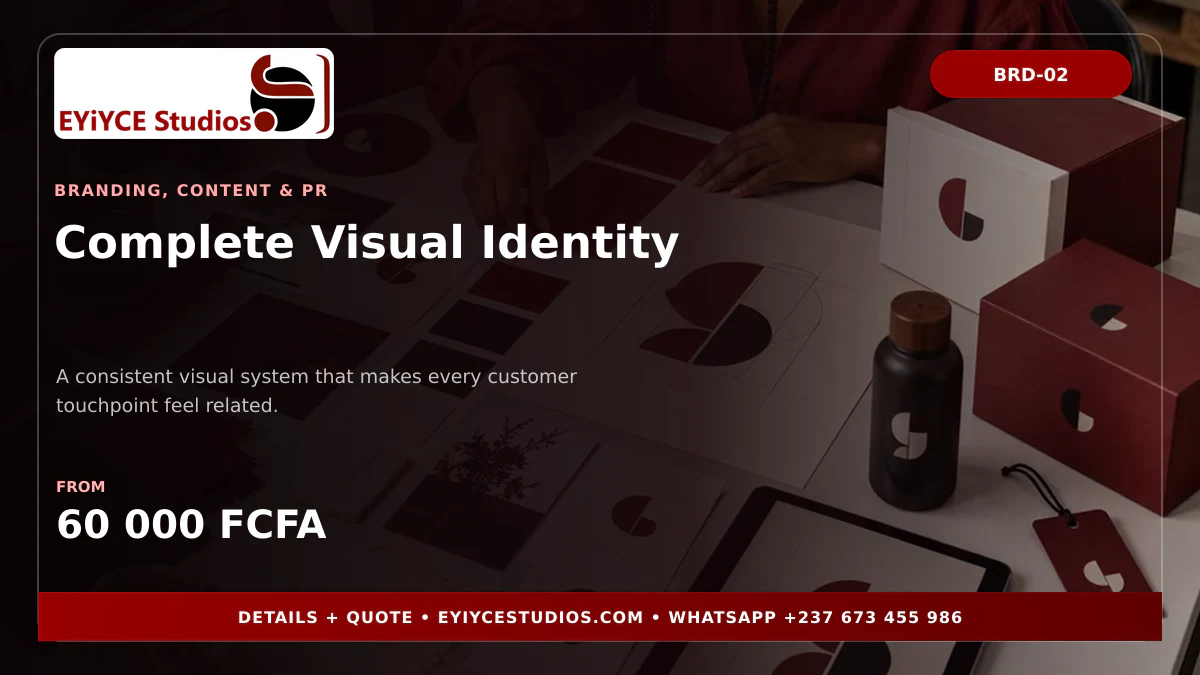 Complete Visual Identity pricing banner