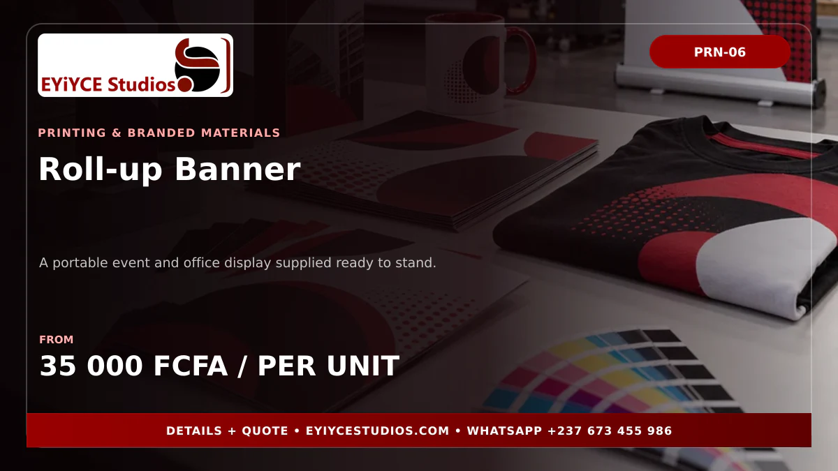 Roll-up Banner pricing banner
